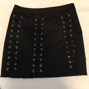 Forever 21 lace up skirt